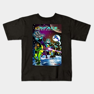 The Space Safarians team picture Kids T-Shirt